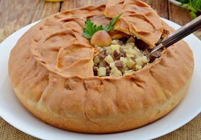 Как приготовить татарский пирог с мясом