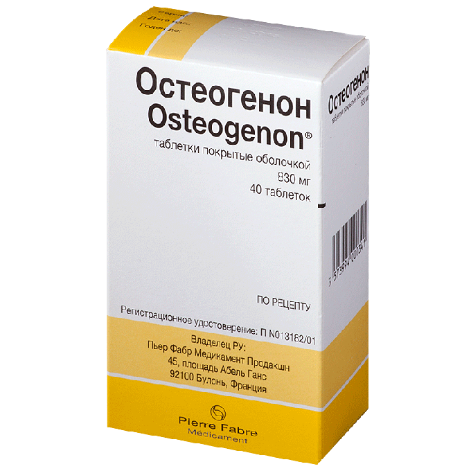 Остеогенон: инструкция по применению, показания, цена