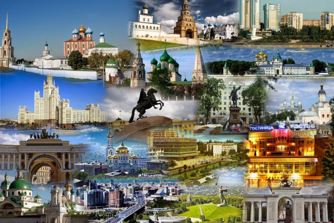 В России 1112 городов, 15 из которых мегаполисы с численностью населения более 1 млн человек.
