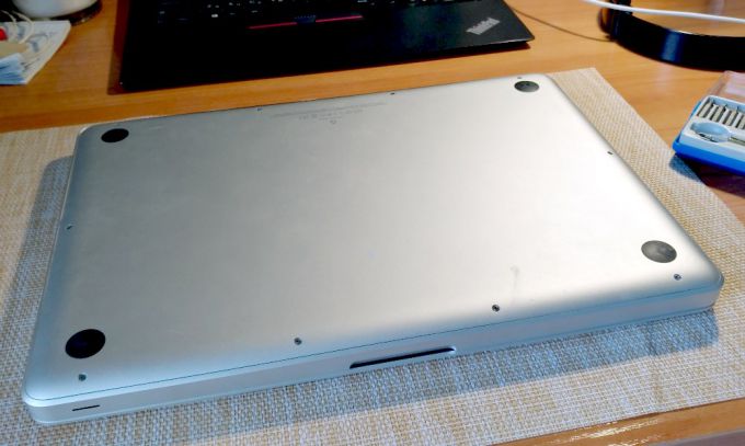 Нижняя крышка Macbook Pro A1278