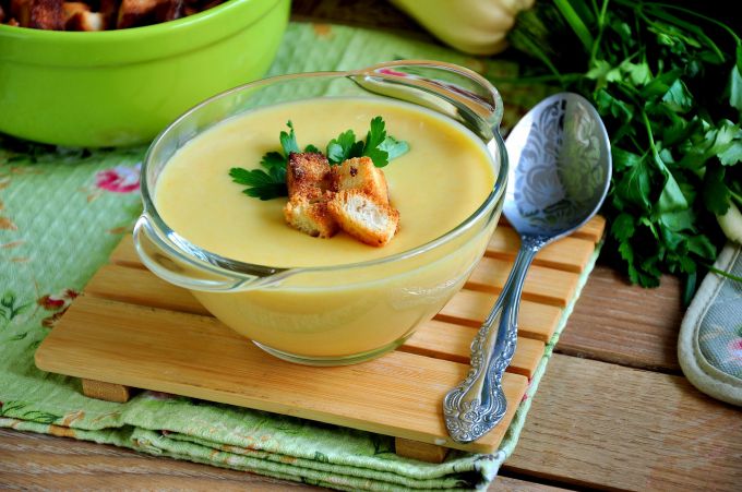 Как приготовить вкусный суп пюре из кабачков