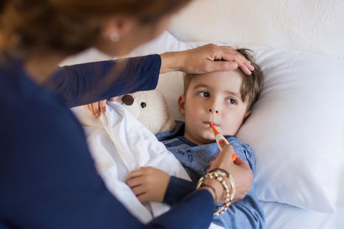 лечение простуды у детей