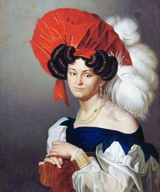 Анна Алексеевна Орлова-Чесменская (1830). Художник Петр Соколов