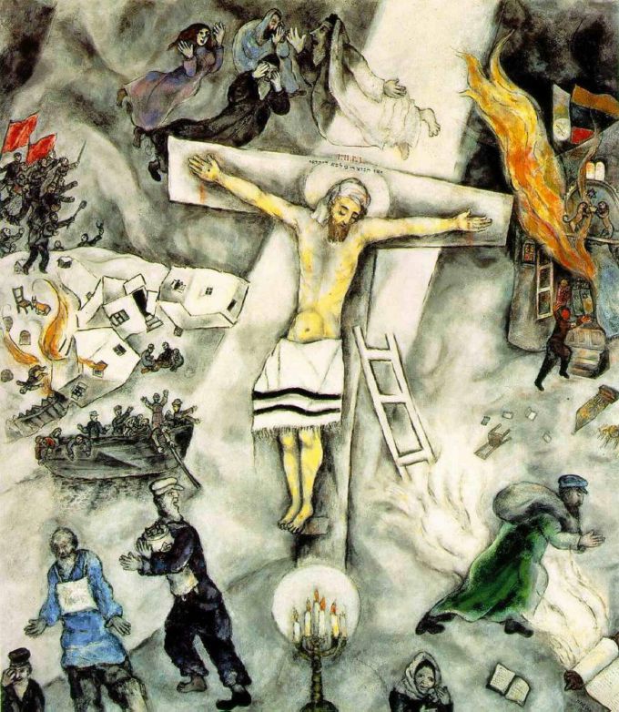 «Белое распятие»: подробное описание картины Марка Шагала