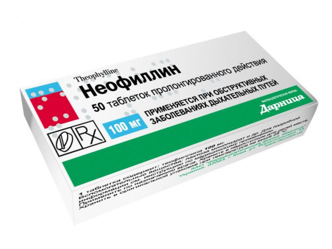 «Неофиллин» (таблетки): инструкция по применению